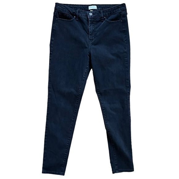 Jessica Simpson Black Jeans High Rise Skinny Black Denim Pants Women's size 10 - Picture 1 of 9